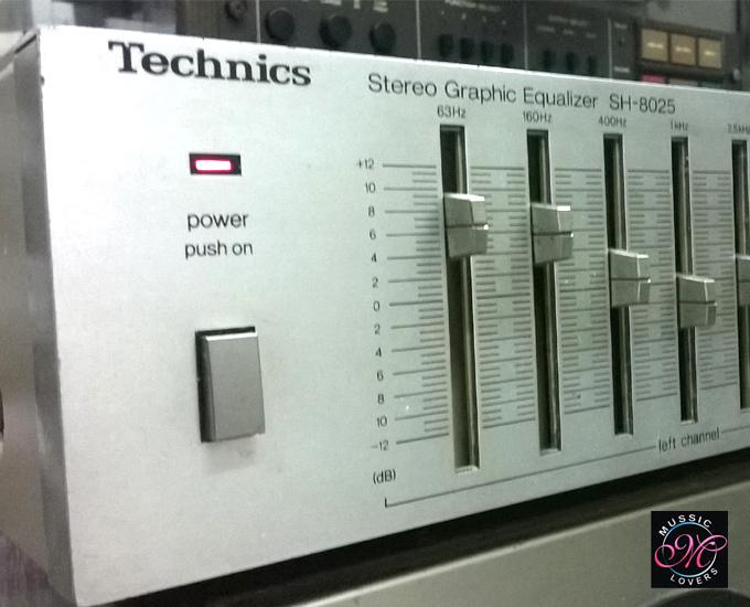 Buy Vintage TECHNICS SH8025 STEREO GRAPHIC EQUALIZER MUSSICLOVERS