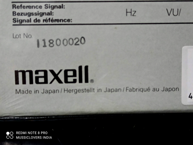Buy Vintage MAXELL SEALED PACK 7 BLANK REEL TAPE FOR MASTERING USE Sale  Pune-India