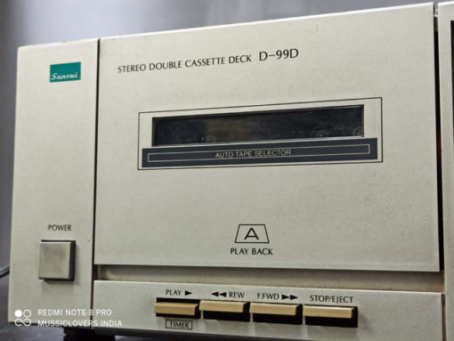 SANSUI D-99D STEREO Double Cassette Deck Timer AMPS